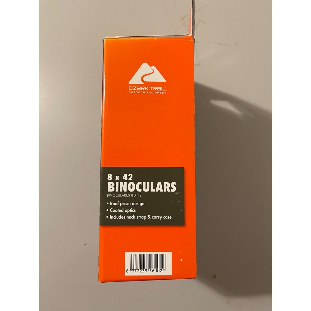 Ozark Trail Binoculars Unisex OS Black Excellent 8x42 Roof Prism Coated Optics - Picture 2 of 8